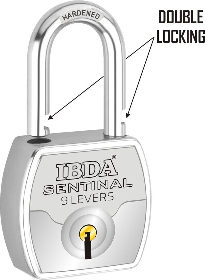 IBDA 4 Locks with Same Key | Multiple Locks with Single Key | Common Key Lock | Steel Body | Lock for Home, Shutter, gate, Door, Channel, Shop, Outdoor, Indoor | Same Key Lock Set of 4 with 4 Keys - Image 5